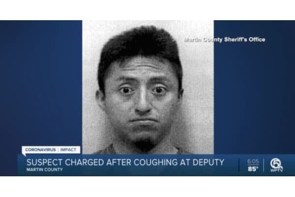 FL Man Accused of Claiming He Had Coronavirus, Coughing at Deputy