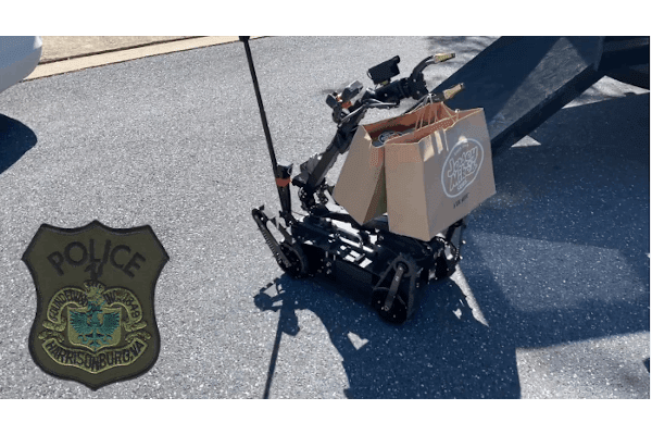 Video: Virginia Agency Uses Police Robot to Deliver Meals