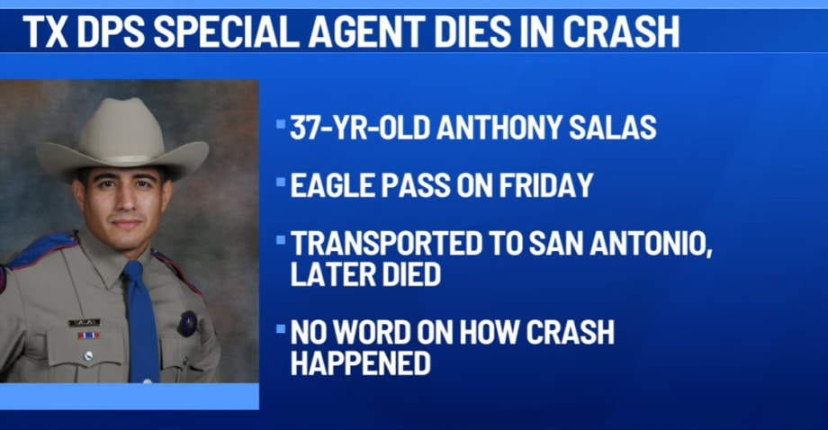 Texas DPS Special Agent Dies Following Crash
