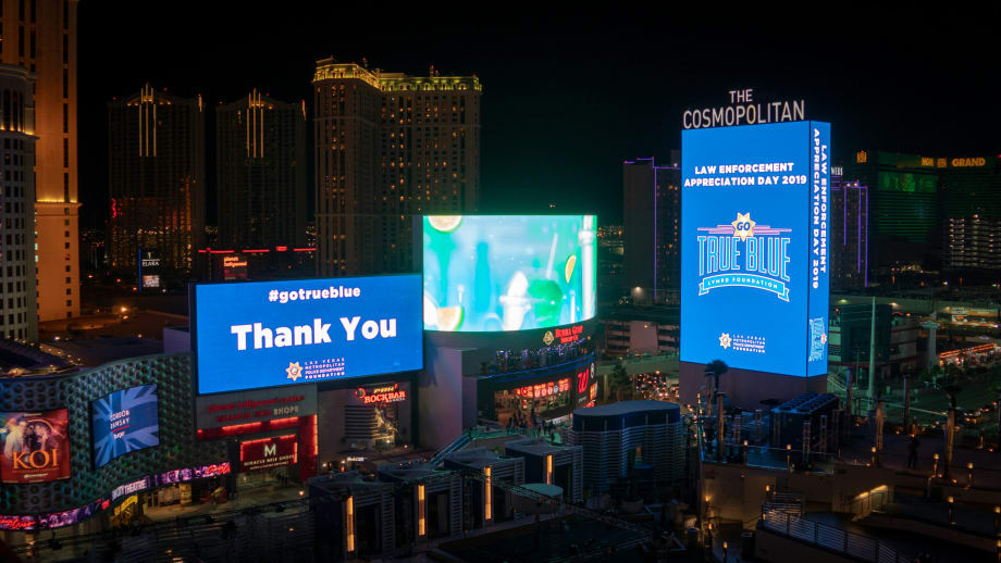 More than 50 Marquees in Las Vegas Recognize National Law Enforcement Appreciation Day