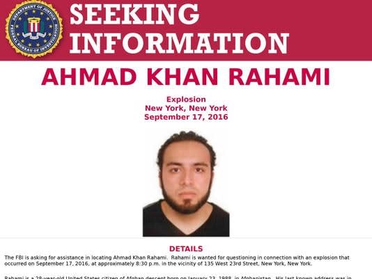 Manhunt Underway for Suspect in NY, NJ Bombings