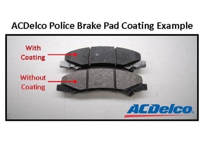 ACDelco Introduces Coated Police Brake Pads