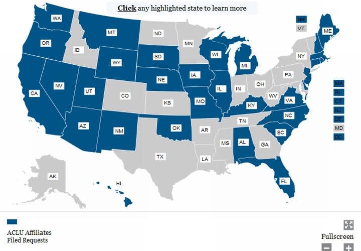 ACLU Demands Mobile-Phone Data from LE Agencies In 31 States