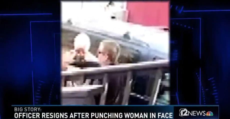 Video: AZ Officer Resigns Over Punching Woman During Eviction