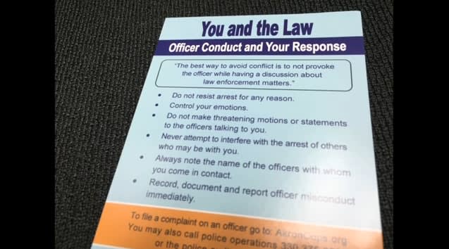 Ohio Students Receive Instruction on How to Respond to Police