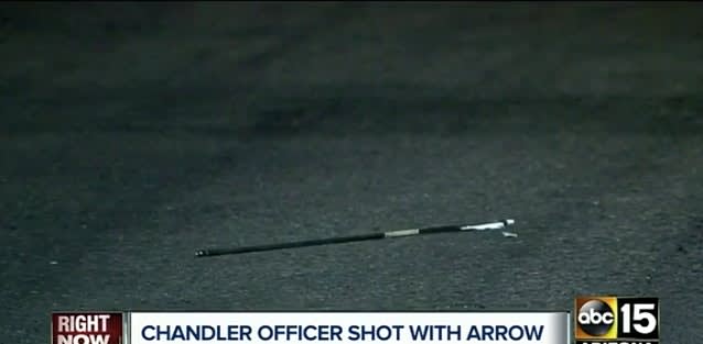 Arizona Officer Shot with Arrow