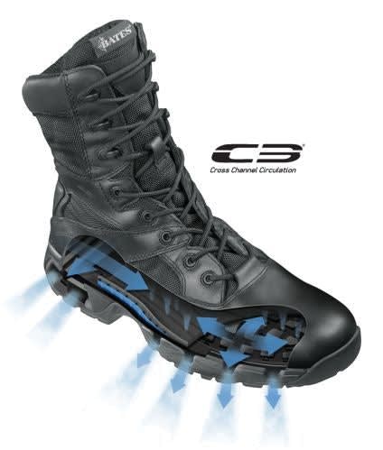 Bates Debuts C3 Boot with Cross-Channel Circulation