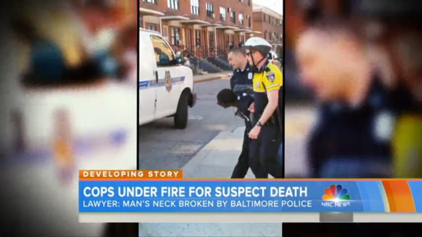 6 Baltimore Officers Suspended Following In-Custody Death