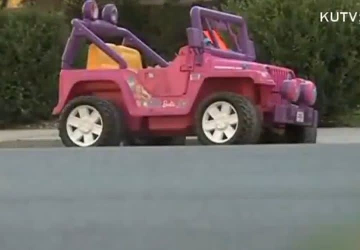 Utah Officer Tickets Barbie Jeep