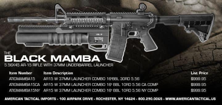 ATI Introduces B&D 37mm Less-Lethal Launchers