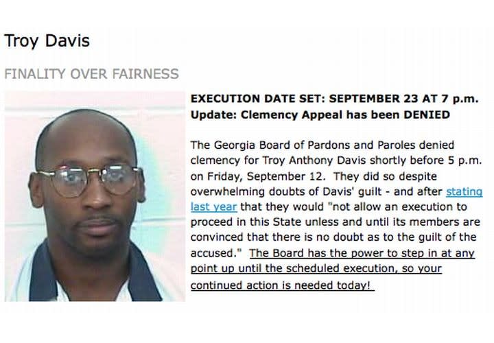 Parole Board Denies Clemency for Ga. Cop Killer