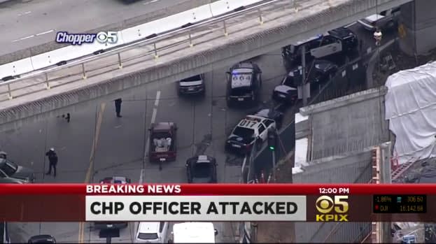 Video: Homeless Suspect Slashes Throat of CHP Officer in San Francisco