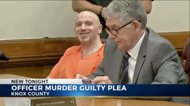 Video: Man Pleads Guilty to Killing Ohio Officer, Grins While Being Sentenced to Life