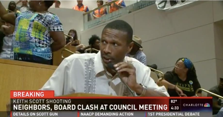 Video: Protesters Demand Charlotte Police Chief, Mayor Resign