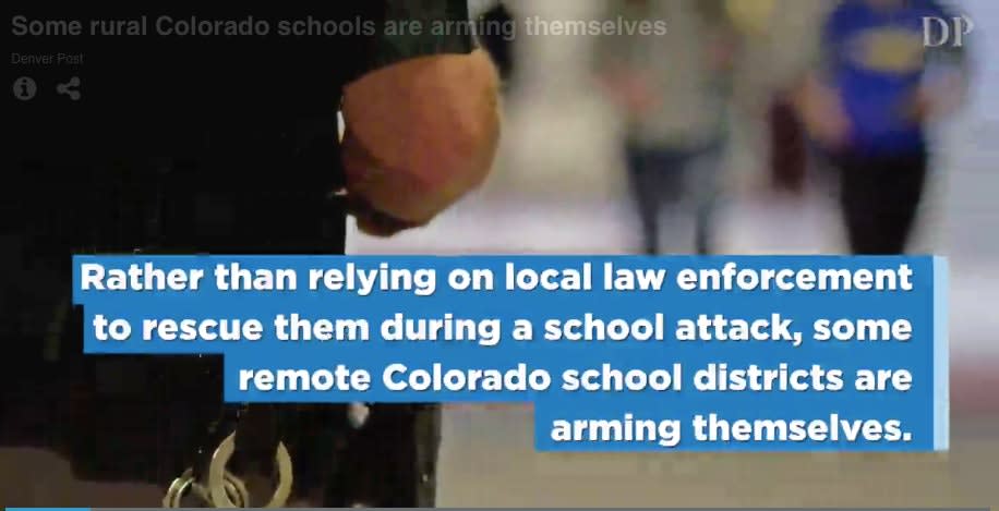 Remote Colorado Schools Arm Staff to Counter Attacks