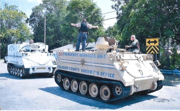 Alabama Sheriff to Return Tracked Vehicles to Meet Federal Guidelines