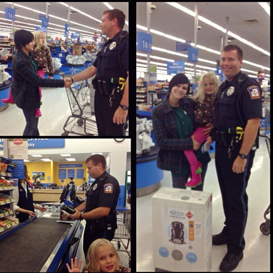 Michigan Officer Gives Young Mom Car Seat Instead of a Ticket