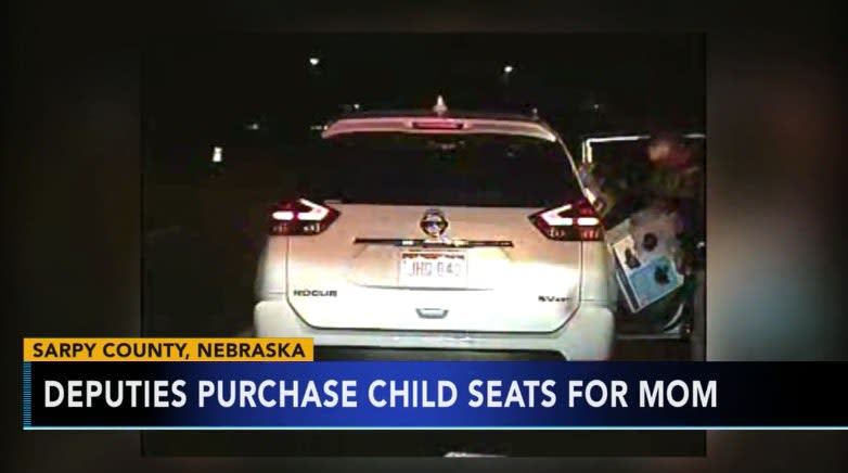 Video: Nebraska Deputies Buy Child Safety Seats for Mom they Stopped for Speeding