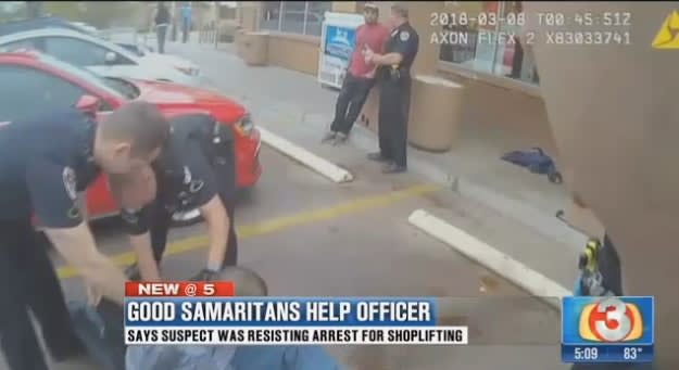 Video: Civilians Come to Aid of Arizona Officer in Struggle with Suspect