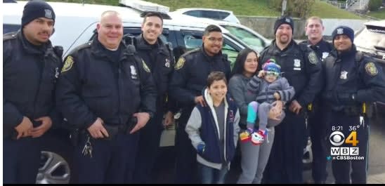 Video: MA Officers Bring Christmas Cheer to Terminally Ill Toddler