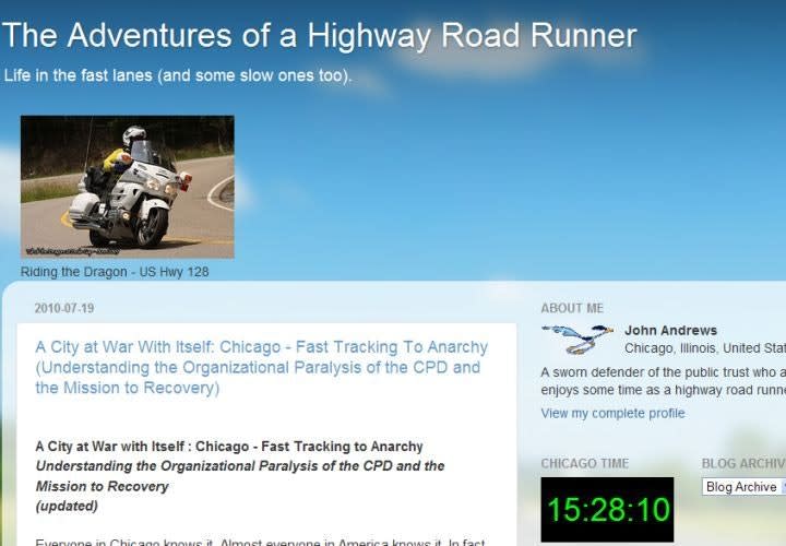 Chicago Officer Faces IA Probe For Blog Ripping 'Hacks' Running Agency