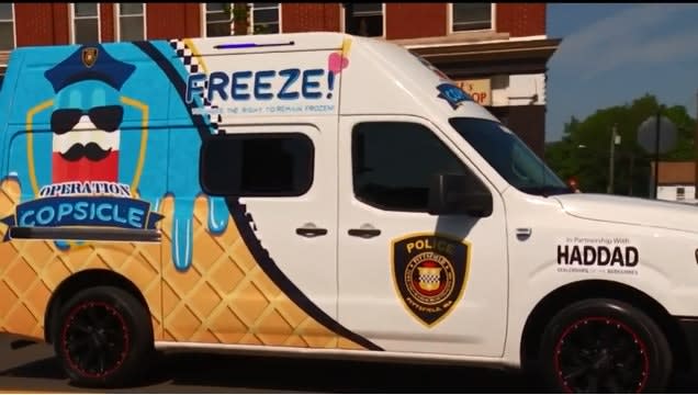 Video: Massachusetts Department's Ice Cream Truck Delivers "Copsicles"