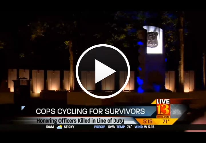 Video: Indiana's 12th Annual Cops Cycling for Survivors Begins