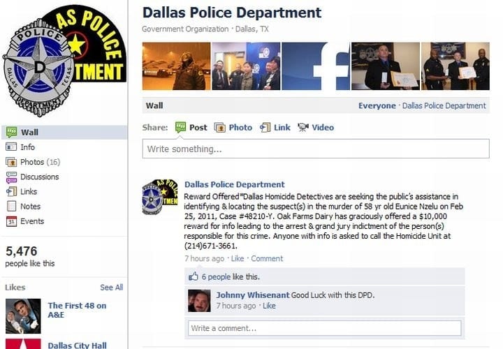 Dallas Police Hire Social Media Officer