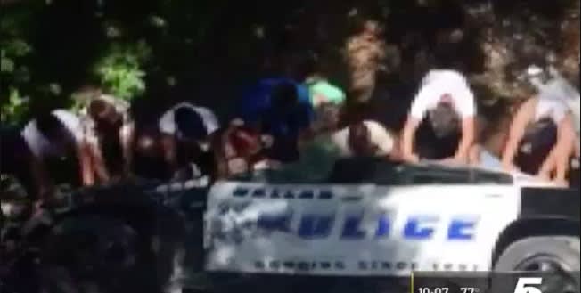 Video: Bystanders Come to Rescue of Dallas Officer Critically Injured in Wreck