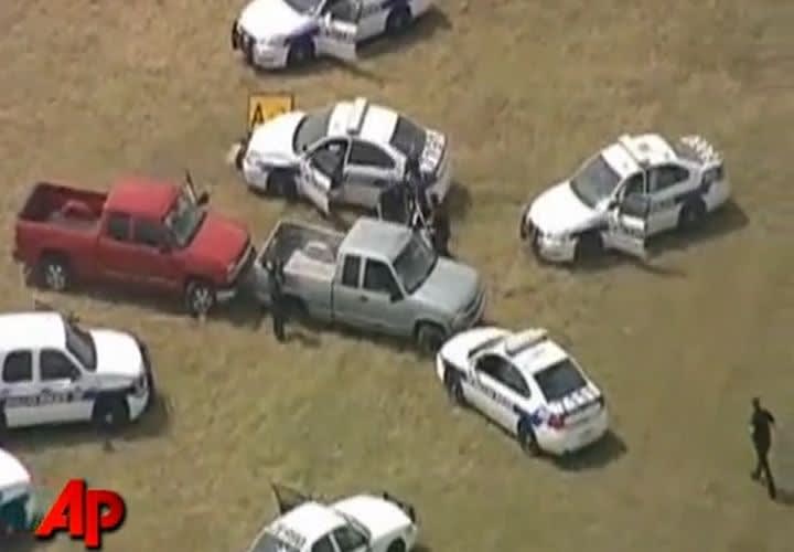 Dallas Pursuit Ends at Airport Runway