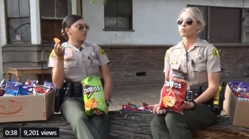 California Deputies Who Used Doritos to Rescue Pig Rewarded with Snacks