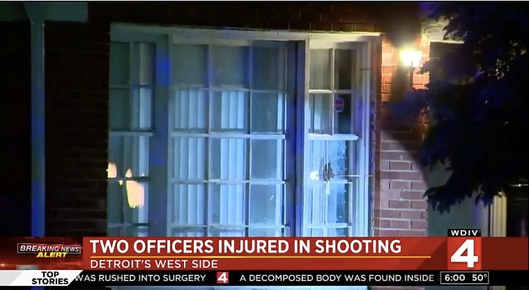 Video: Detroit Officer Critically Wounded Responding to Burglary Call