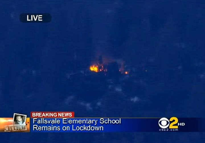 Dorner Cornered, Cabin Burns