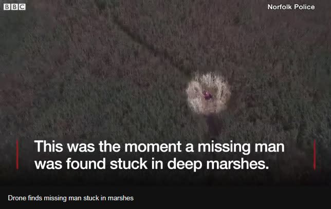 Video: British Police Use Drone to Find Missing Hiker