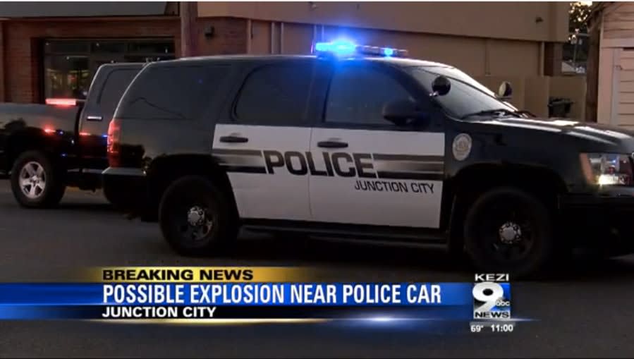 Video: 2 Oregon Officers Injured by Explosion Near Patrol Car