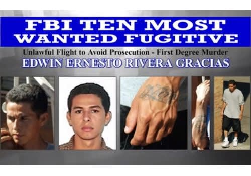 FBI Adds MS-13 Member to Top Fugitive List
