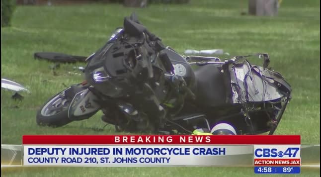 FL Deputy Seriously Hurt in On-Duty Motorcycle Accident
