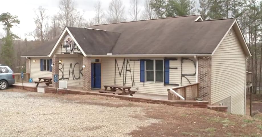 "Black Lives Matter" Spray-Painted on North Carolina FOP Lodge