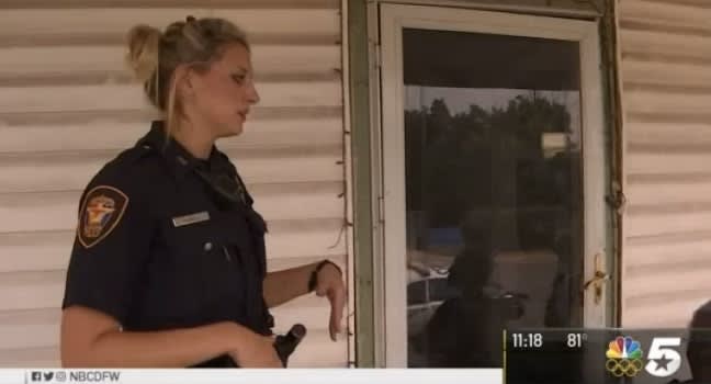 Video: Former Olympian Serves with Fort Worth Police