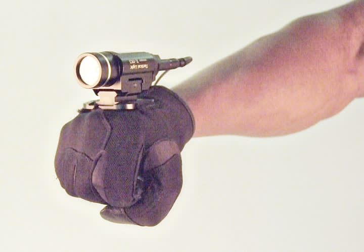 Glove-Mounted Light: Handy Lighting