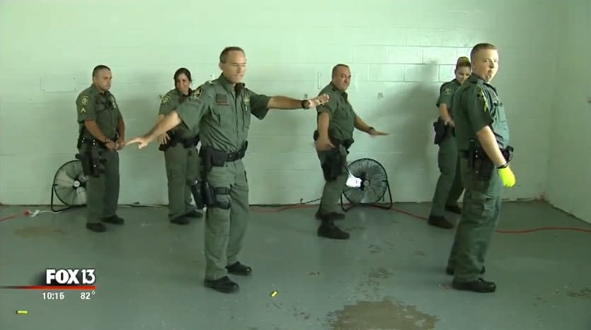 Video: Florida Deputies Dance "Thriller" for Terminally Ill Little Boy
