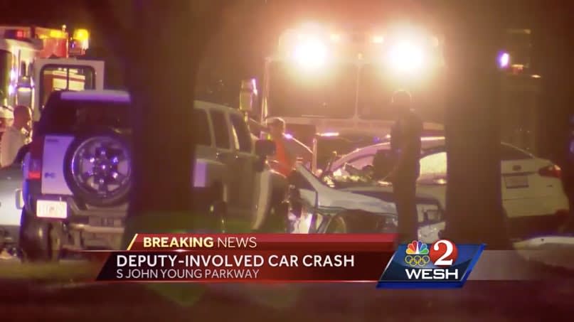 FL Deputy Seriously Injured in Multi-Vehicle Accident