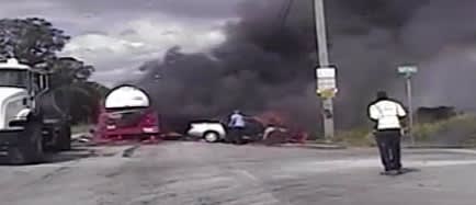 Video: Florida Deputies Pull Woman from Burning Car