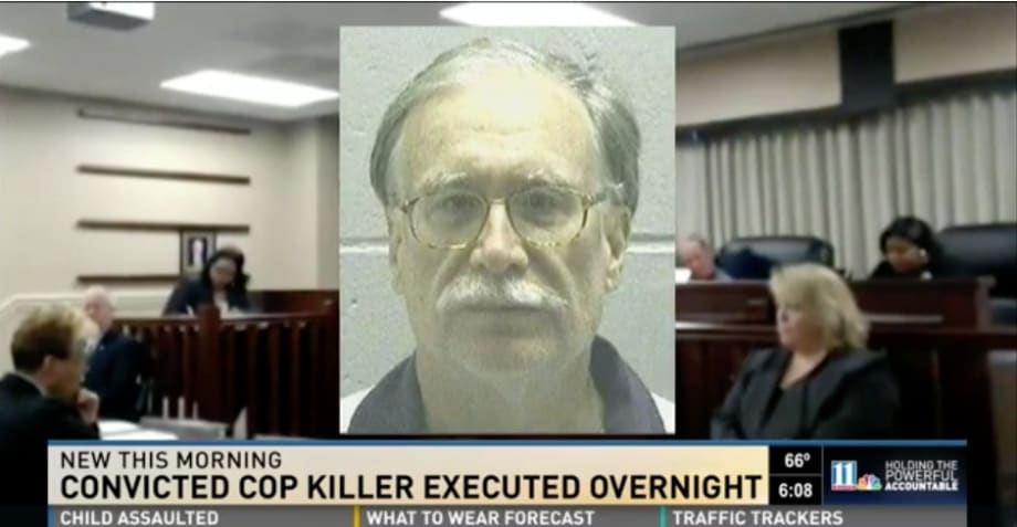 Video: GA Cop Killer Executed After 16 Years on Death Row