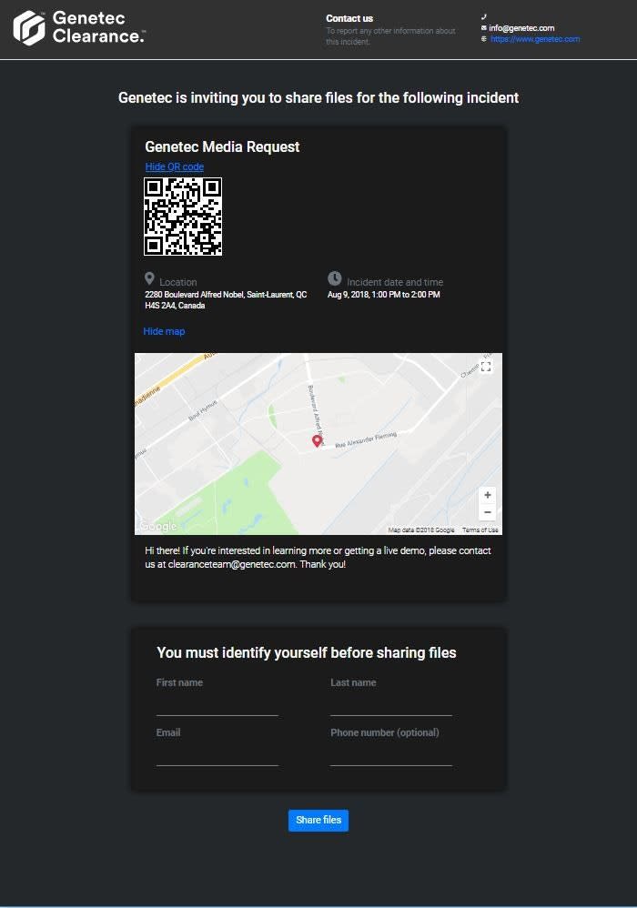 Genetec Clearance Now Enables Easy Upload of Video from Phones