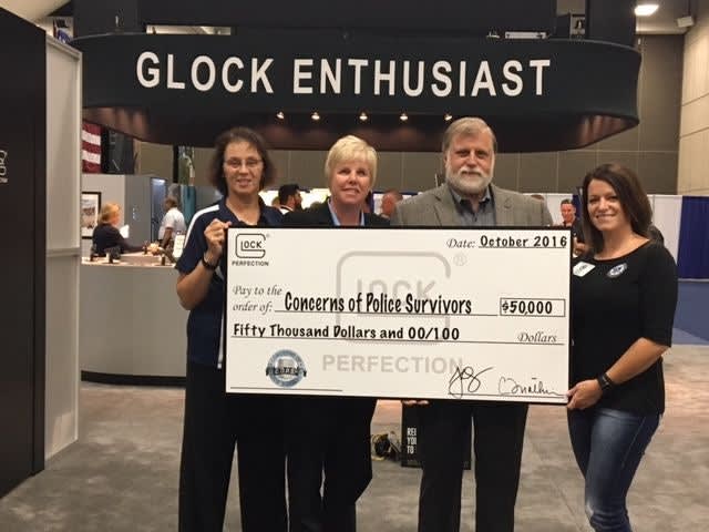 Glock Donates $50,000 to Survivors of Fallen Law Enforcement Officers