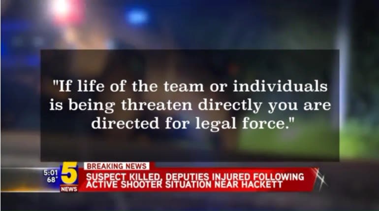 Video: 3 Arkansas SWAT Deputies Shot, Suspect Killed Monday Night