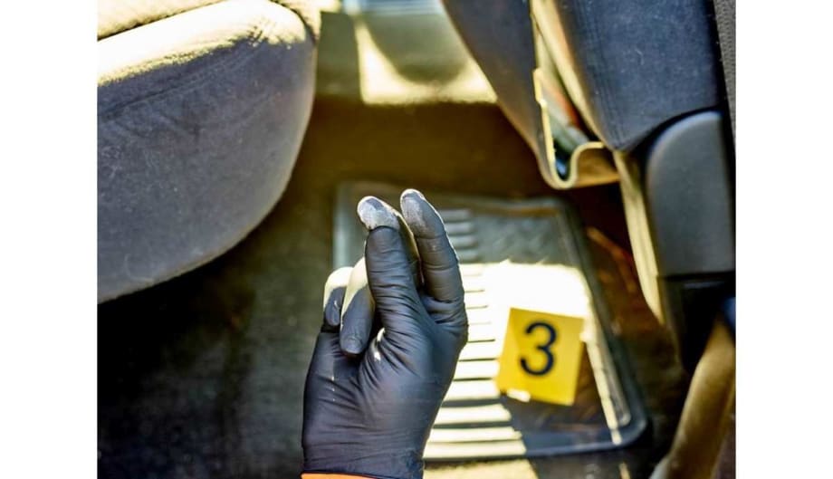 Black-Fire Nitrile Exam Gloves