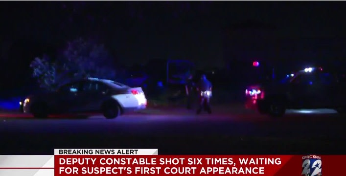 Video: Texas Deputy Constable Shot 6 Times in Legs
