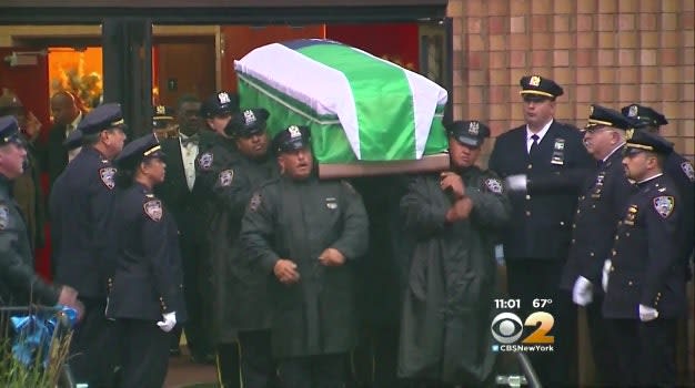 Video: Thousands Attend Funeral for Slain NYPD Officer